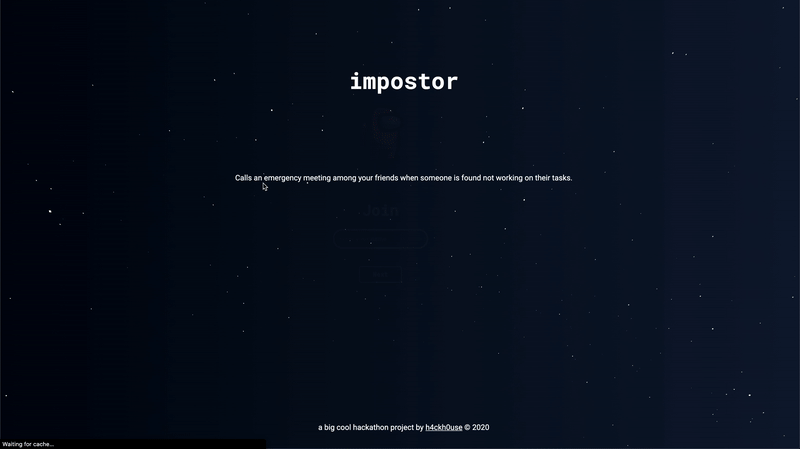 Impostor project gif